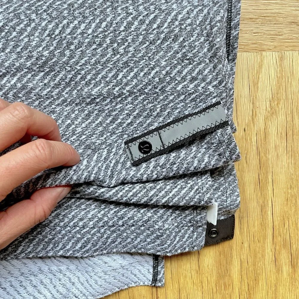 Lululemon Vinyasa Wrap, Hazy Heather/Heathered White/Heathered Black/Black, EUC